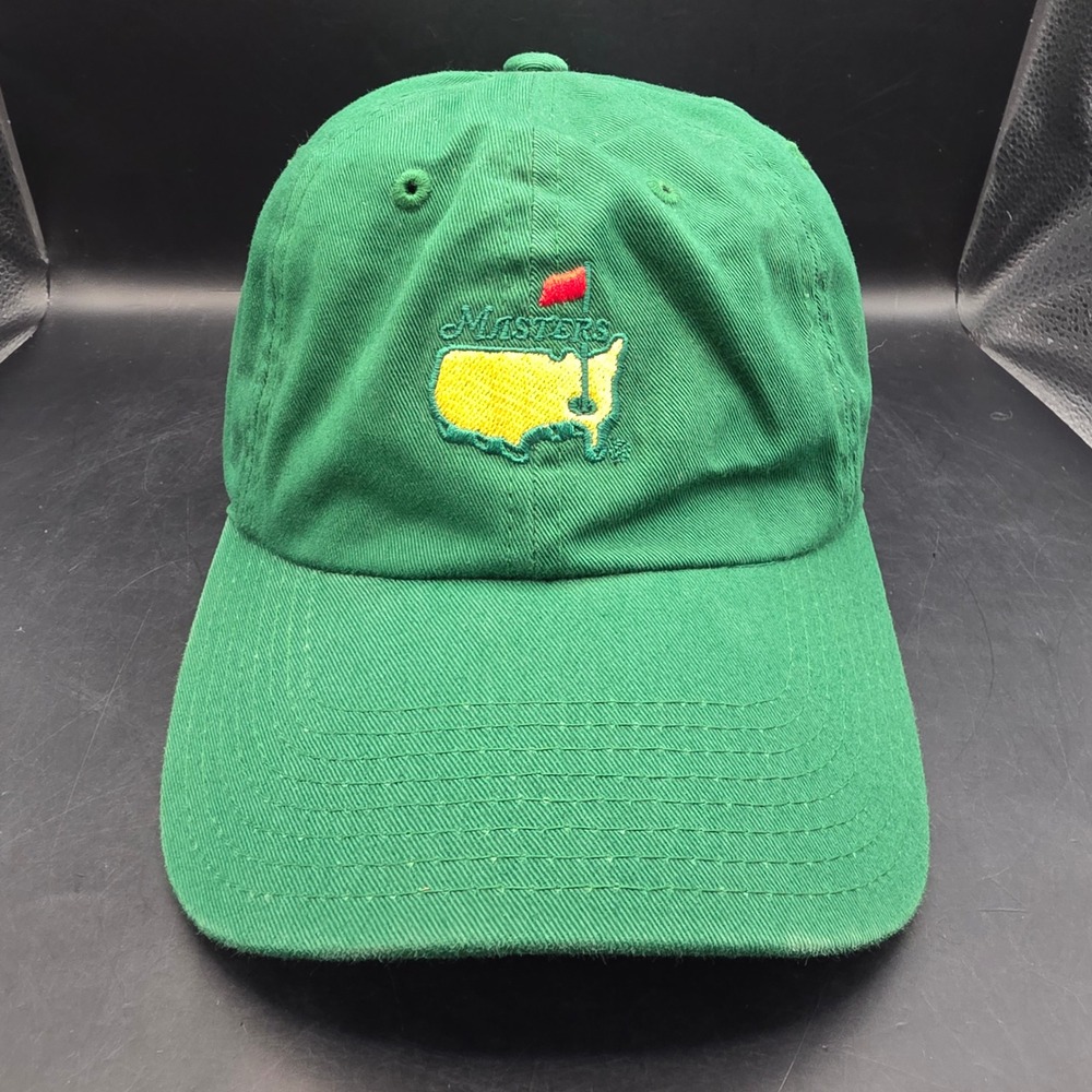 Masters Hat Green Augusta National Golf Course American Needle Adj Strip Dad Cap